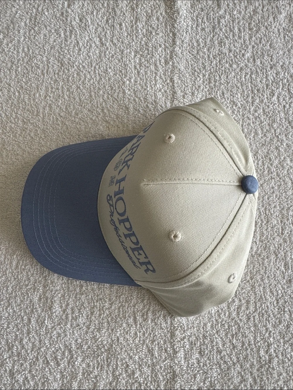 Disney “Park Hopper Professional” Embroidered Two-Tone Baseball Cap Hat